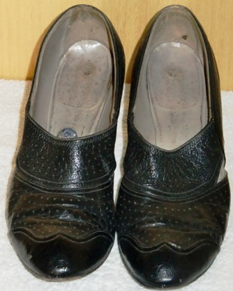 xxM154M 1920s Black everyday shoes SOLD